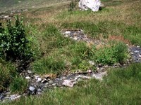 Wasserscheide am Zeinisjoch