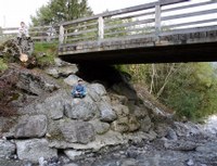 Unter der Brücke fließt mehr als nur der Bach.