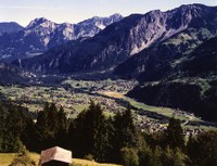 Blick von Vandans nach St. Anton im Montafon