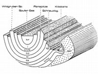 Model of the Spullersee-Rote Wand- hollow 