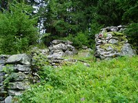 Stone walls along a cattle Troy
