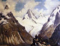 Climbing the Piz Buin in the Silvretta 1866
