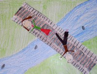 The Mustergiel Bridge, Celine Salzgeber 1b - Vandans Elementary School