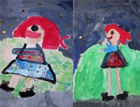 The Witch on the Path, Laura and Sophia, 1a - Vandans Elementary School