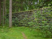 Protective wall built at the beginning of the 20th century.
